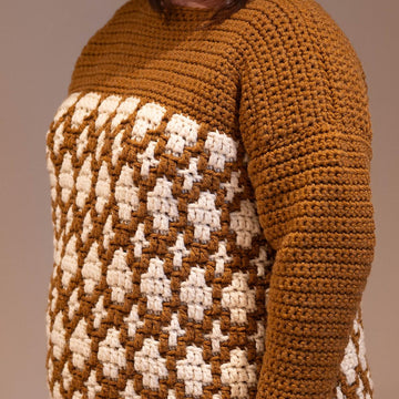 Mosaic Crochet Sweater