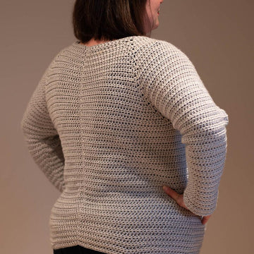 Classic Crochet Raglan Pullover
