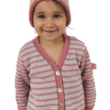 Strickanleitung Babycardigan Julius & Julia in den Größen 62 bis 92, für Fortgeschrittene