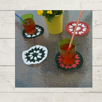 Christmas Wheel Coasters