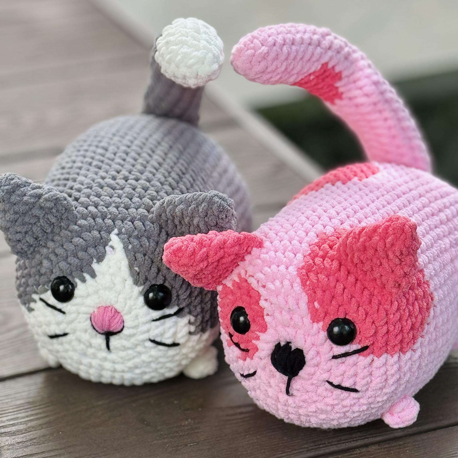 Loaf Cat Crochet Patterns 4 in 1