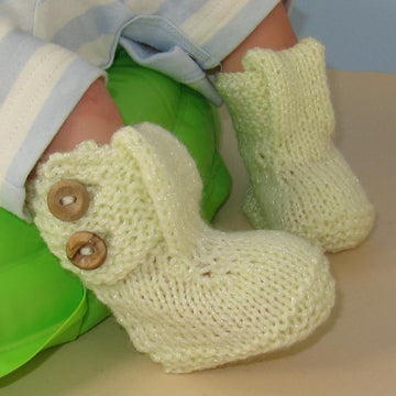 Easy Baby Big T Bar 2 Button Booties