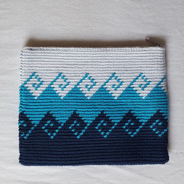 Greek Key Pouch