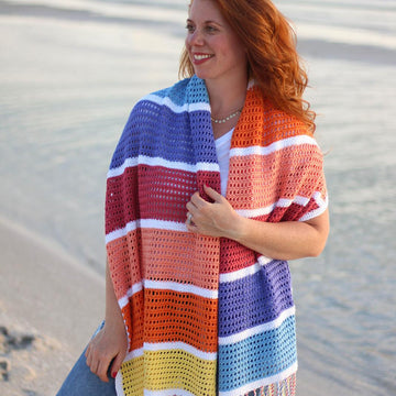 Summer Sunset Blanket Scarf