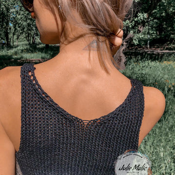 Lace v neck top
