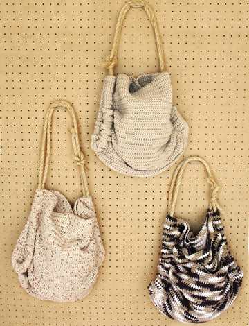 Summer Totes in Bernat Handicrafter Cotton Solids