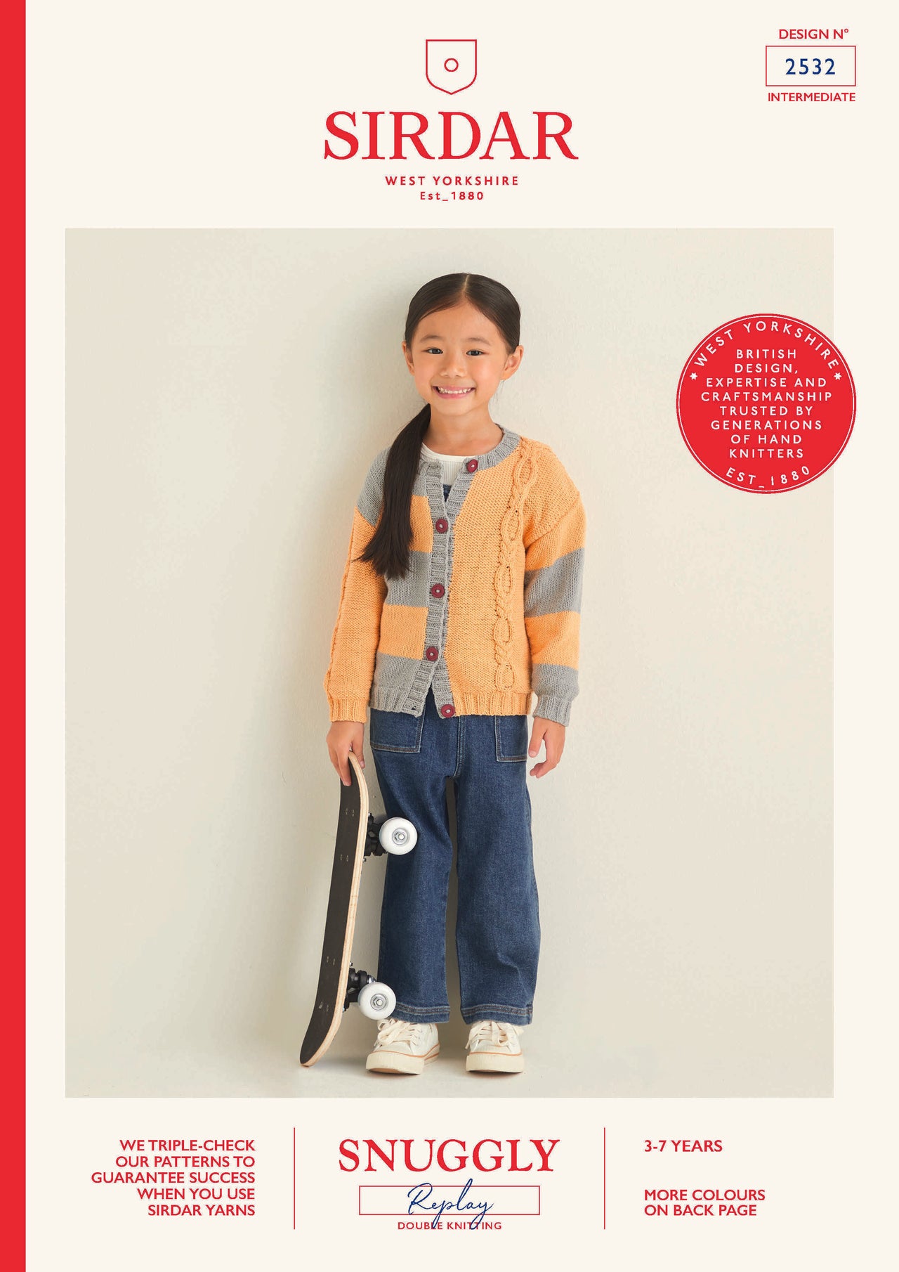 Children's Cardigan in Sirdar Snuggly Replay DK - 2532 - Leaflet