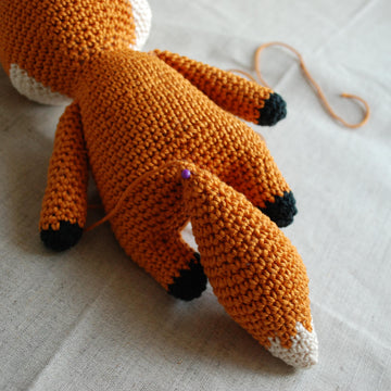 Fergus the fiery fox crochet pattern