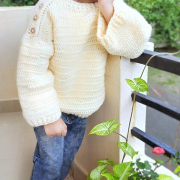 Crochet Sweater Pattern Baby Jumper Crochet PDF Kids Pullover Pattern Beginner Friendly Winter Crochet Easy Baby Sweater DIYweater