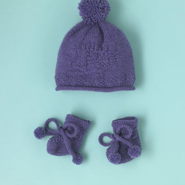 Woodland Friends - Free Layette Booties Knitting Pattern For Babies in Paintbox Yarns Baby DK