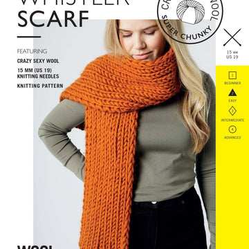 Whistler Scarf in Wool and the Gang Crazy Sexy Wool - V705800784 - Downloadable PDF