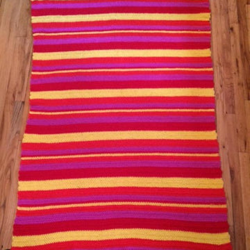 1960s Style Retro Throw