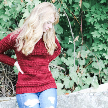 Cranberry Biscotti Turtleneck
