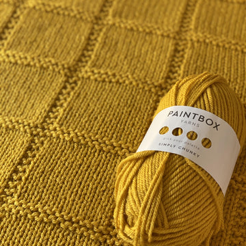 Chunky Simple Square Blanket