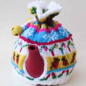Fair Isle Jingle Bells Christmas Tea Cosy