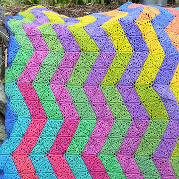 Zigzag Crochet Blanket