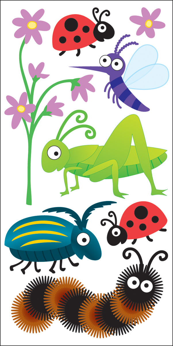 Trends International SandyLion Essentials Dimensional Stickers - Bugs