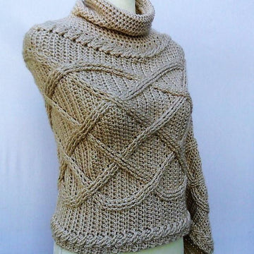 Cozy Hug Winter Poncho