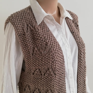 Winter Prairie vest