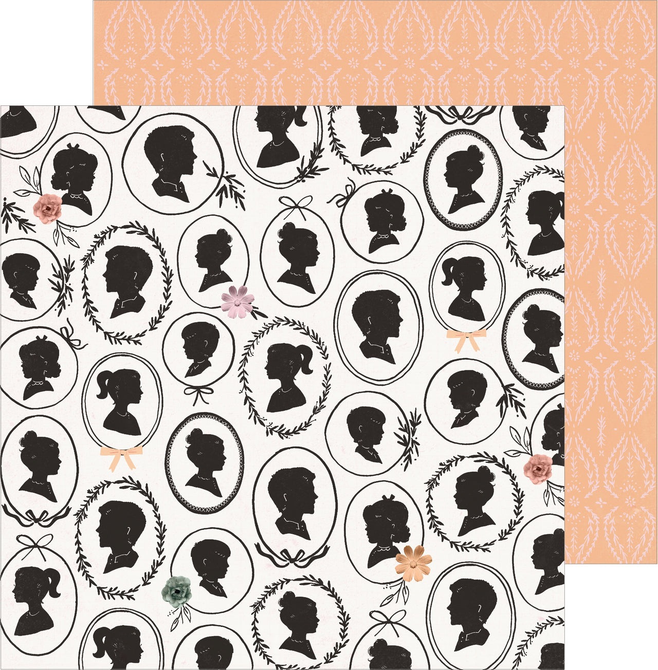 American Crafts Maggie Holmes Heritage Double-Sided Cardstock 12"X12" 25/Pkg - Portrait