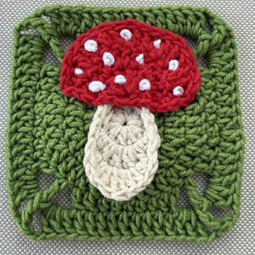 Mushroom Granny Square