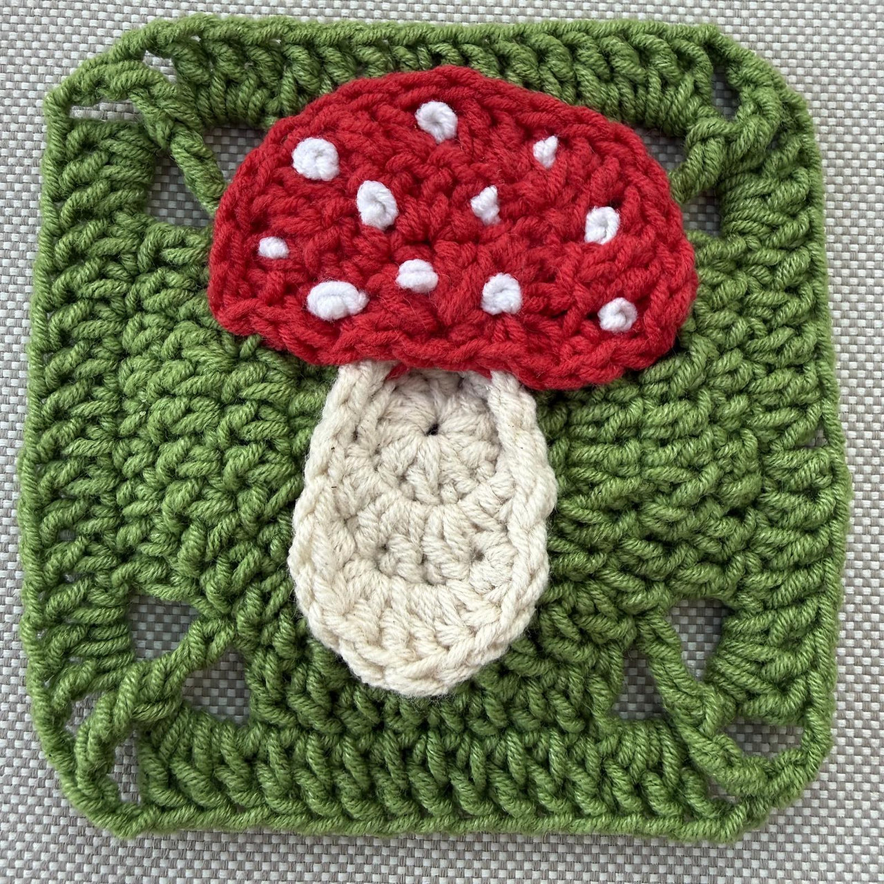 Mushroom Granny Square
