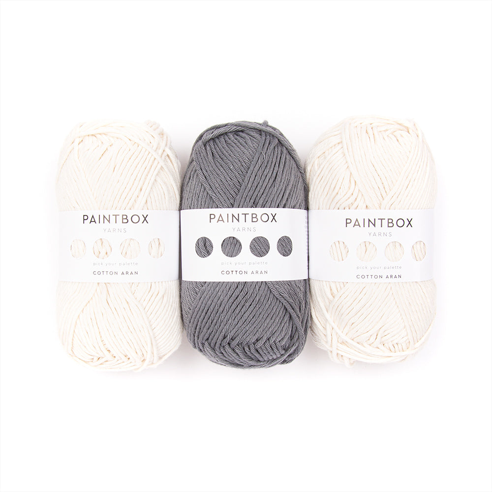 Paintbox Yarns Cotton Aran Norman The Sheep 3 Ball Crochet Kit
