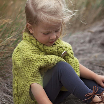 Cabled Poncho