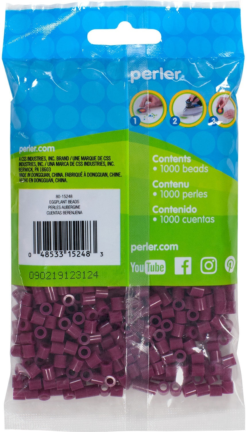 Perler Beads 1,000/Pkg - Eggplant