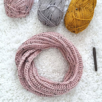 Tweed Neck Warmer Cowl