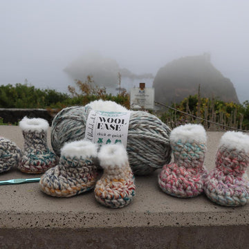 Surfer Baby Crochet Booties