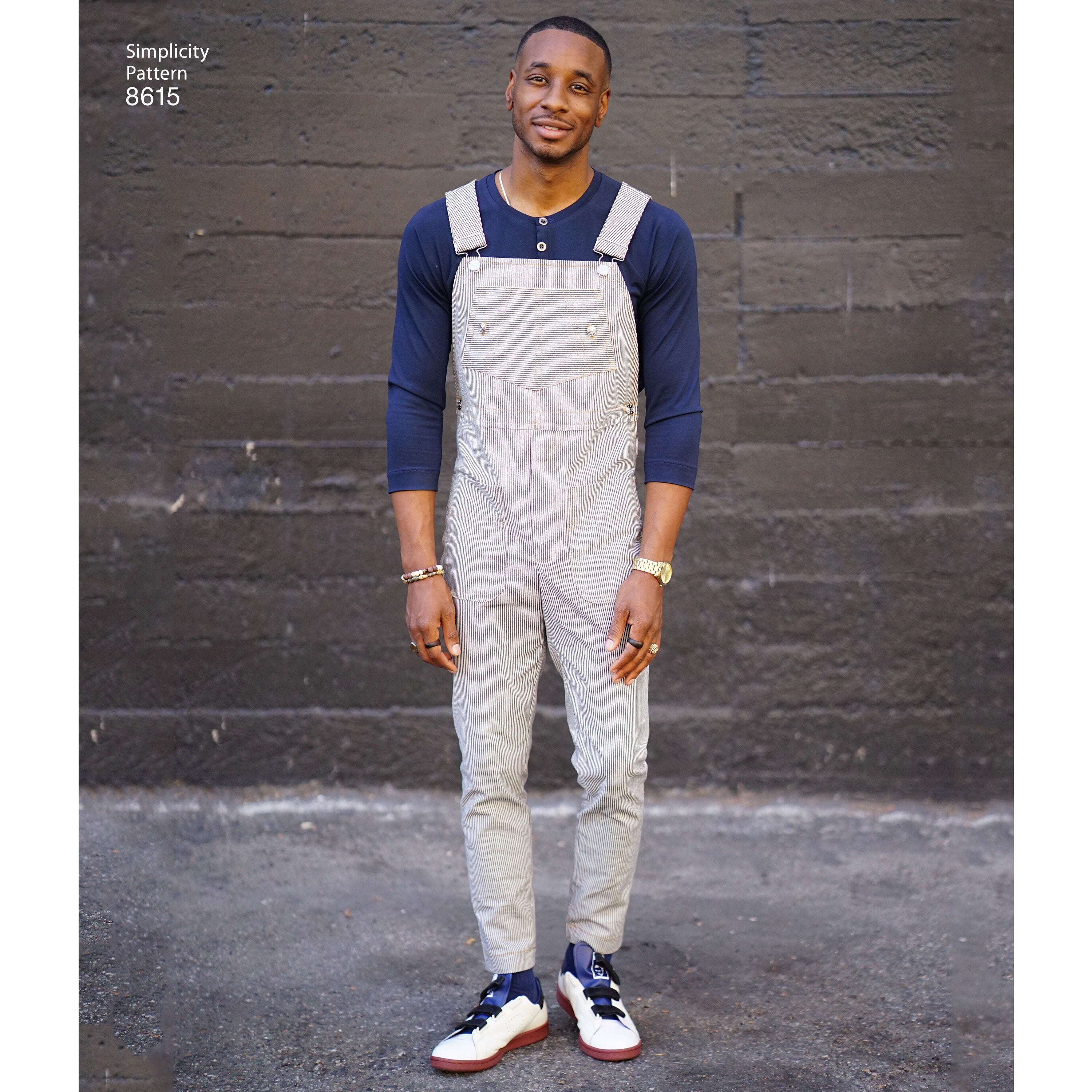 Simplicity 8615 Men's Vintage Jumpsuit and Overalls - Sewing Pattern