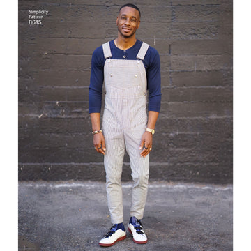 Simplicity 8615 Men's Vintage Jumpsuit and Overalls - Sewing Pattern