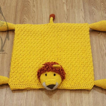 Noah's lion cot blanket