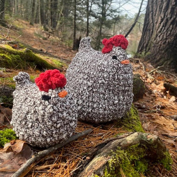 Chicken Crochet Pattern - Large + Small Size