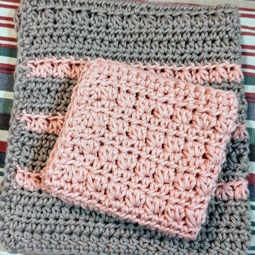 Trinity Star washcloth and dish towel