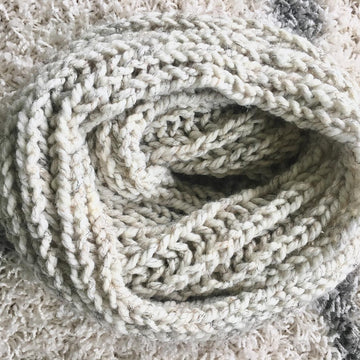 Brioche Infinity Scarf