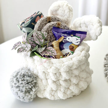Jumbo Bunny Basket Pattern 103