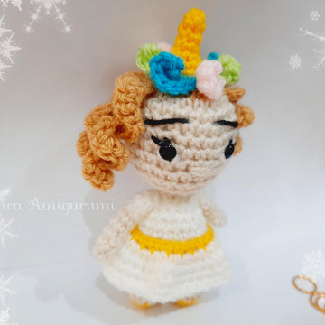 Häkelanleitung Einhorn Mädchen