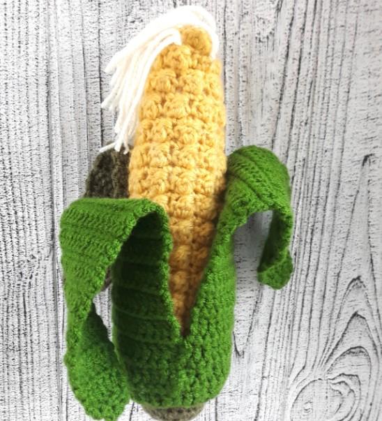 Crochet Corn on the Cob Pattern: Montessori Baby Toy (PDF Pattern)