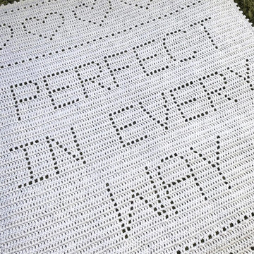 Perfect in every way baby blanket