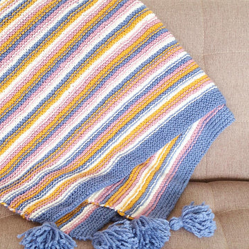 Sunset Chunky Blanket