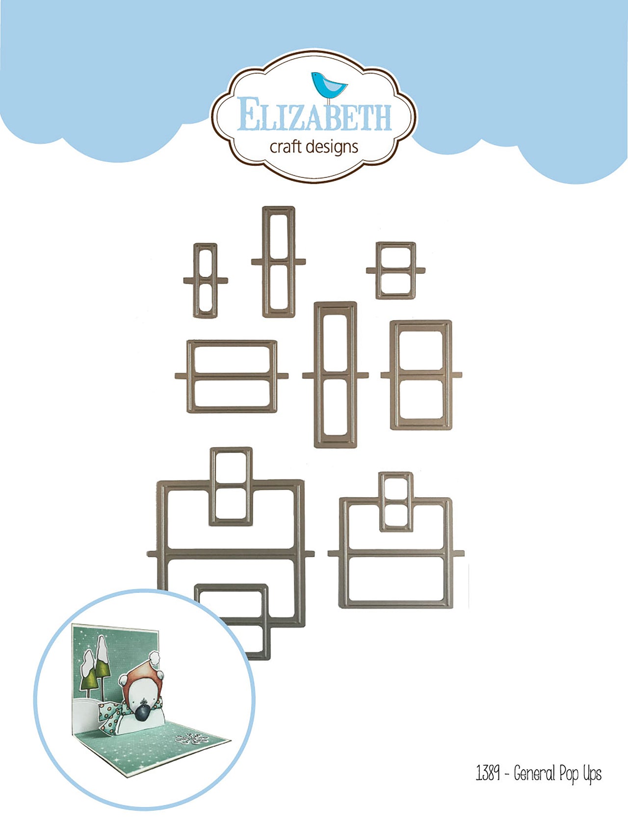 Elizabeth Craft Designs Elizabeth Craft Metal Die - General Pop Ups