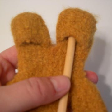 Knitted/Felted Gingerbread Man