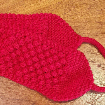 Aran Head Band with i-cord ties