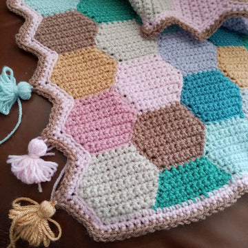 Patchwork Hexagon Blanket