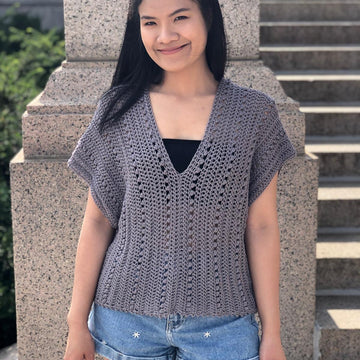 V neck summer blouse