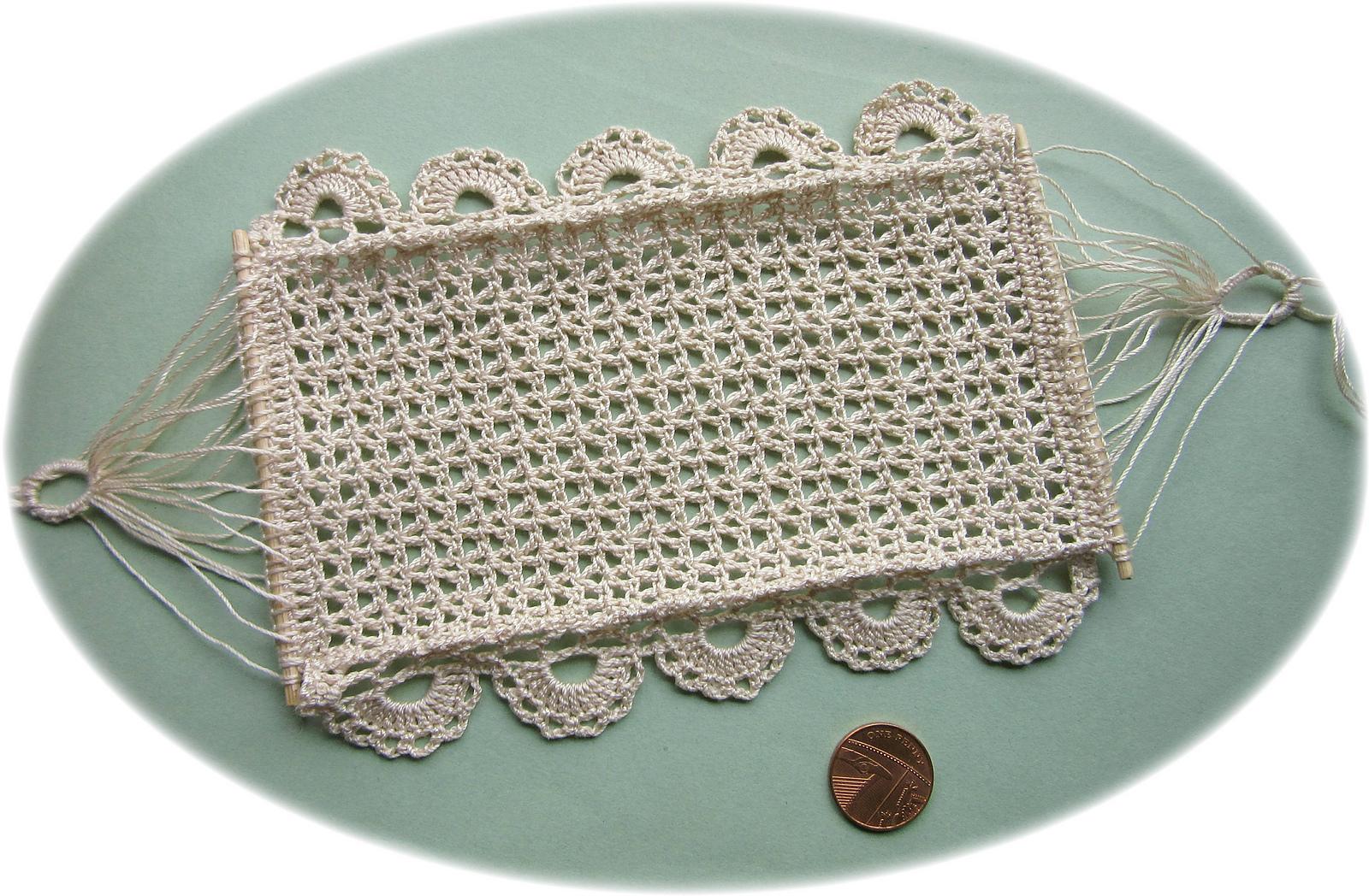 1:12th scale crochet hammock