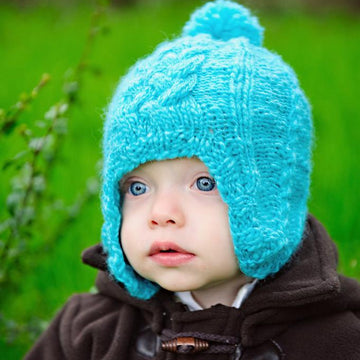 Master Charles Cabled Ear Flap Cap