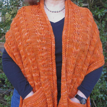 Warm Castlebar Pocket Shawl